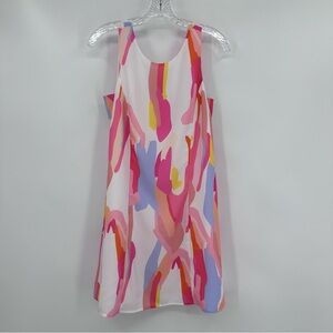 Crosby by Mollie Burch Collins Shift Dress Splatter Pastel Size XS